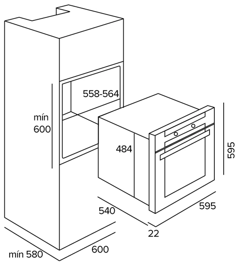 Teka HO 725G WH.2
