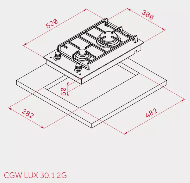 Teka CGW LUX 30.1 2G AI AL CI NAT.1