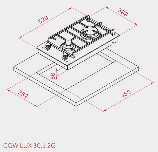 Teka CGW LUX 30.1 2G AI AL CI NAT.1