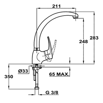 Схема встраивания Teka MB2 914 chrome