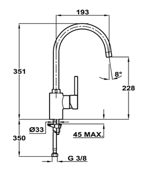 Схема встраивания Teka ARK 915