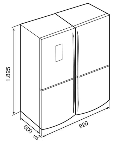 Схема встраивания Teka NFE 900 X